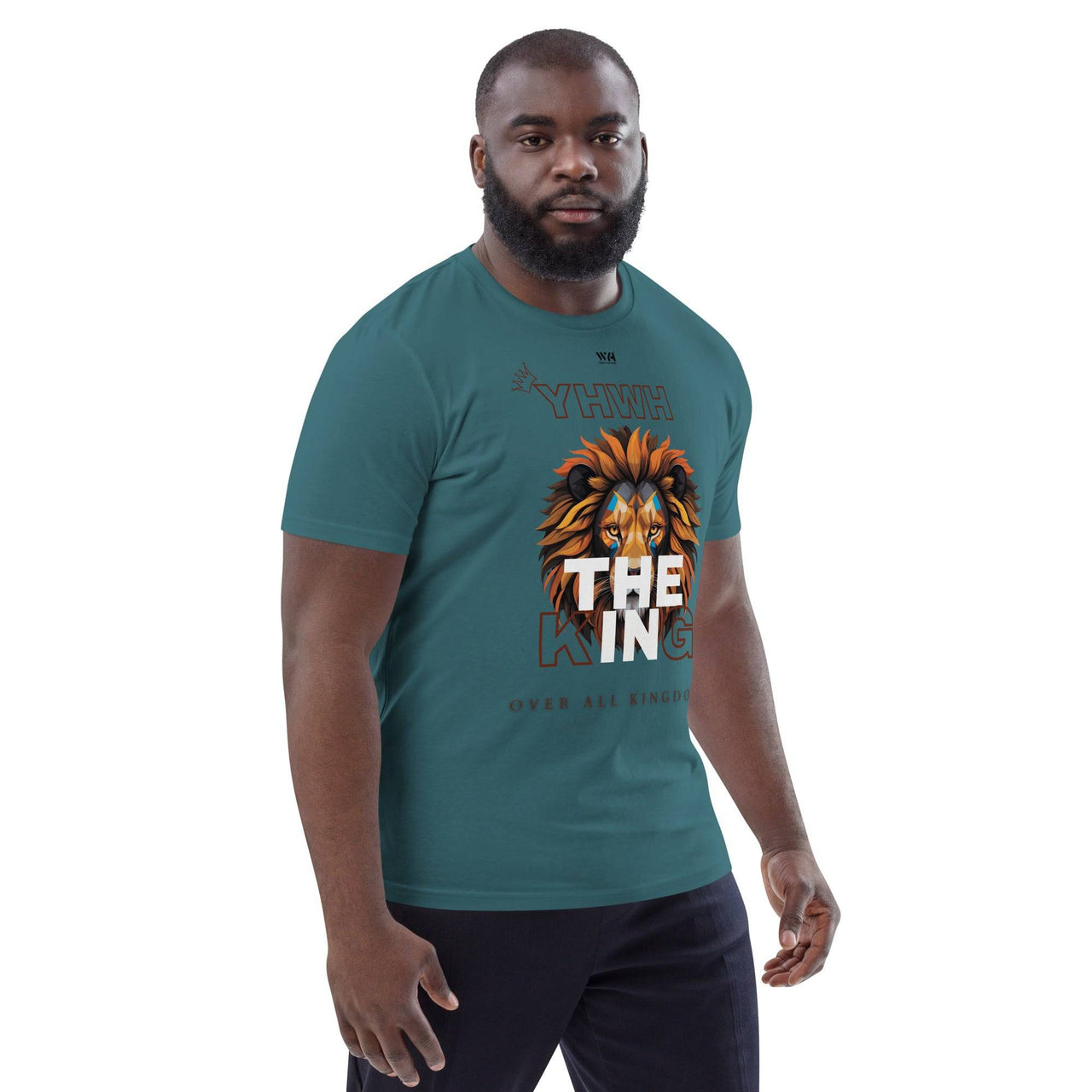 YHWH The King – Organic Christian T-Shirt | Unisex Faith Tee - Wear Your Heart